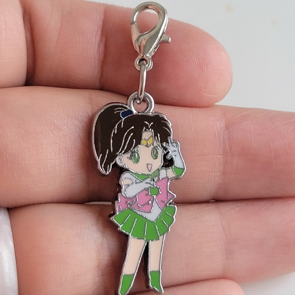 Clip On Sailor jupiter charms planner charms clipon zipper pull